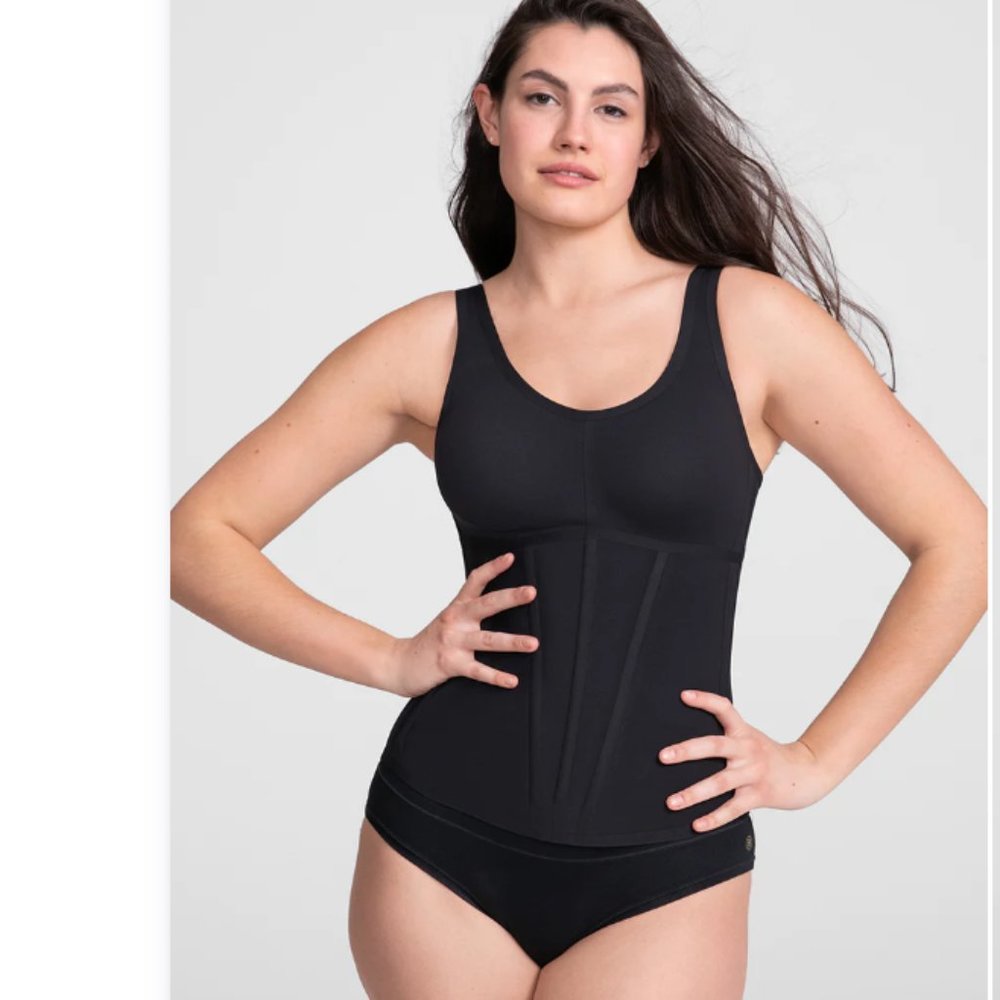 Honeylove Boldness Shapewear Tank in Black